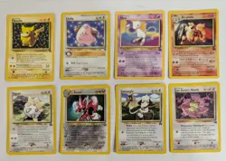8 VTG Pokemon Black Star Promo Cards Arcanine Cleffa Scizor Pikachu Mew Togepi - Image 1