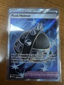 Punk Helmet 121/094 Me02: Phantasmal Flames Holo Pokemon Card TCG Ultra Rare - Image 1