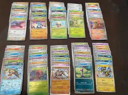 Pokemon TCG Lot of 100 Cards - Holos, Rares, Trainers, Eeveelutions, Legendaries - Image 1