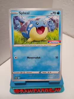 Pokemon 2021 Indonesia Spheal Promo Card 239/SM-P Stamped Indomaret - Image 1
