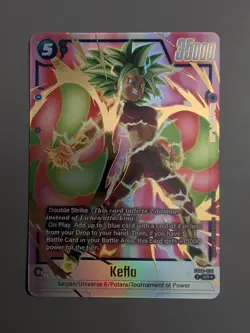 Kefla FB08-034 SR* Alt Art Dragon Ball Fusion World Card Game NM TCG Bandai - Image 1