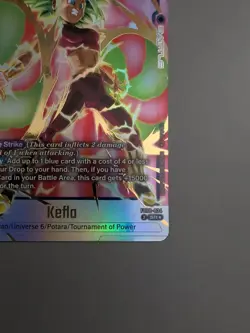 Kefla FB08-034 SR* Alt Art Dragon Ball Fusion World Card Game NM TCG Bandai - Image 4