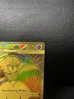 Mega Gardevoir Ex 187/132 Mega Evolution Secret Rare Pokemon Card GOLD!!! - Image 4