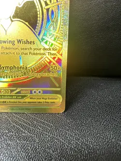 Mega Gardevoir Ex 187/132 Mega Evolution Secret Rare Pokemon Card GOLD!!! - Image 5