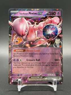 Team Rocket's Mewtwo ex 216 Sv: Scarlet & Violet Promo Cards Holo - Image 1