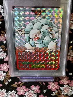 [PSA 8] Golem Prism Carddass Red 076 Bandai 1996 Holo Japanese Pokemon Card - Image 2