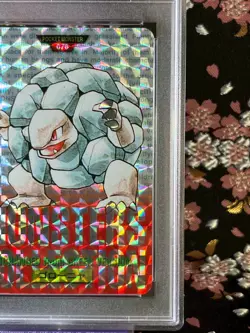 [PSA 8] Golem Prism Carddass Red 076 Bandai 1996 Holo Japanese Pokemon Card - Image 4
