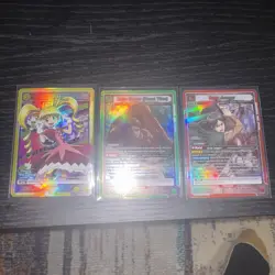 Union Arena TCG (3 Card Lot - 3 SR’s) All Cards In Mint Condition - Image 1