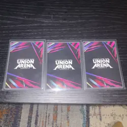 Union Arena TCG (3 Card Lot - 3 SR’s) All Cards In Mint Condition - Image 4