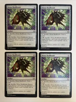 4x Mtg Phyrexia All Will Be One Dross Skullbomb NM/M Magic The Gathering - Image 1