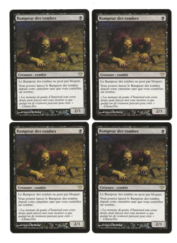 4 GRAVECRAWLER Magic EX+/LP FRENCH Rampeur des Tombes MTG 4x Dark Ascension - Image 1