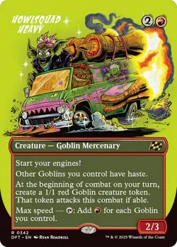 Howlsquad Heavy - Borderless Rude Rider (DFT) Aetherdrift - NM - Image 1