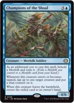 Champions of the Shoal [Lorwyn Eclipsed] Near Mint - Image 1