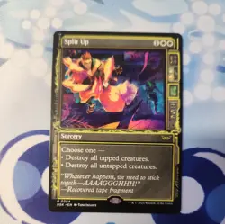 MTG: Split Up (Duskmourn: House Of Horror)(Rare)(Showcase) - Image 1