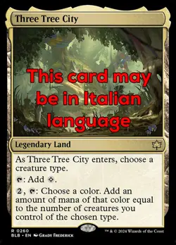 MTG THREE TREE CITY EXC - CITTA DEI TRE ALBERI 260 - BLB - MAGIC - Image 1