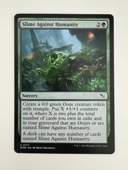 Slime Against Humanity MTG Magic the Gathering Card NM Near Mint MKM - Image 1