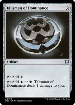 MTG Wilds of Eldraine Commander - Talisman of Dominance - Image 1