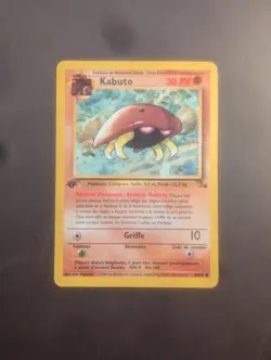 Pokemon Card - Kabuto FRENCH 1st Edition Fossil 50/62 - Image 1