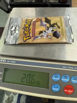 1999 Pokemon WOTC Fossil Booster Pack Long Crimp Aerodactyl Art Factory Sealed 742818061599 - Image 3