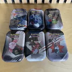 Pokemon TCG: Black Bolt & White Flare Unova Mini Tins set of 6 SEALED ✅ XmasU - Image 2