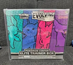 Pokemon Center Evolving Skies ETB W Acrylic Case - Image 1