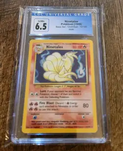Ninetales 12/102 - Pokemon Base Set - Holographic (CGC Graded 6.5) - Image 1