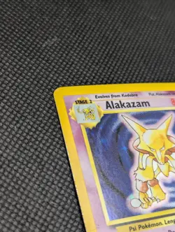 Alakazam Holo Rare 1/102 Pokemon TCG Base Set - Image 4