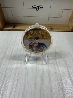 Pokemon Charizard Collectible Coin Gold Metal Medallion Pokemon TCG - Image 2