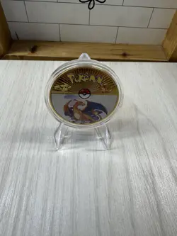 Pokemon Charizard Collectible Coin Gold Metal Medallion Pokemon TCG - Image 3