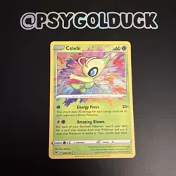 Pokemon Celebi 009/185 SWSH04: Vivid Voltage Holo Amazing rare NM/M Pack fresh - Image 1