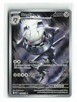 Pokemon Mega Evolution #150/132 Steelix Illustration Rare - Image 1