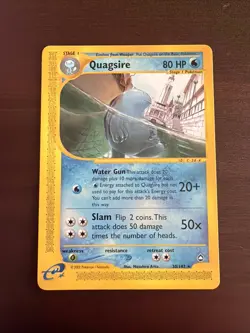 Quagsire 30/147 - Pokemon 2002 Aquapolis Non-Holo Rare - NM - Image 1
