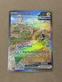 Iron Hands ex 248/182 Sv04: Paradox Rift Alt art-Pokemon TCG - Image 1