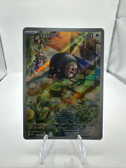 Lechonk 209/197 Illustration Rare Pokemon Scarlet & Violet Obsidian Flames NM - Image 1