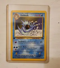 1999 Pokemon Fossil 1st Edition Golduck #35 - Image 1