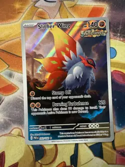 Slither Wing 203/182 IR SV04 Pokemon TCG Paradox Rift Illustration Rare Holo NM - Image 1