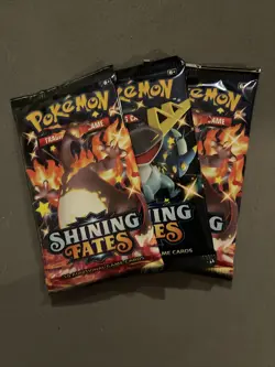 Pokemon TCG Factory Sealed Shining Fates Booster Pack 2x Random Artwork *In Hand - Image 1