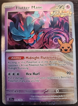 2024 Pokemon Flutter Mane 078/162 Holo Trick Or Trade - Image 1