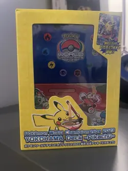Pokemon World Championships 2023 Yokohama Deck Pikachu Sealed / Unopened Box - Image 1