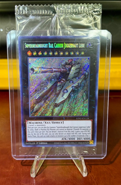 Yugioh Superdreadnought Rail Cannon Juggernaut Liebe LDS2-EN124 Secret Sealed NM - Image 1