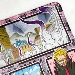 One Piece TCG Donquixote Doflamingo Doffy Mat Playmat Rubber Backed OPTCG - Image 5