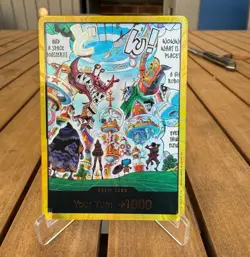 One Piece TCG GOLD DON Egghead OP14 Seven Warlords of the Azure Ocean CCG Eng - Image 1