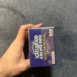 One Piece TCG: Double Pack Set 9 The Azure Sea's Seven - FACTORY SEALED! IN HAND - Image 4