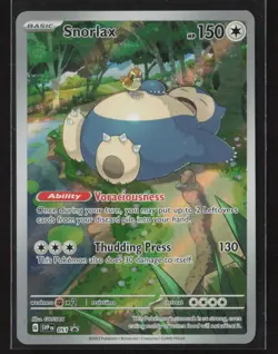 Snorlax - 051 - SV: Scarlet & Violet 151 Promo Card Pokemon TCG NM/M - Image 1