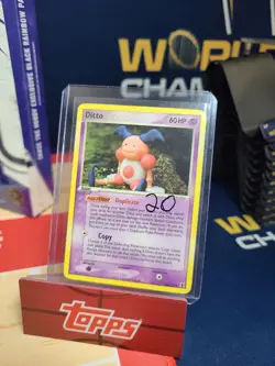 Pokemon TCG Ditto Card Mr. Mime Regular Delta Species 38/113 LP - Image 1