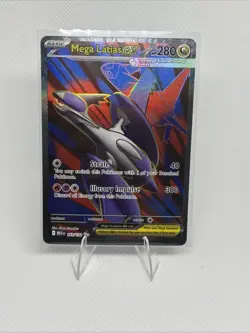 Pokemon TCG Mega Latias EX Full Art Ultra Rare Card 163/132 Mega Evolution - Image 1