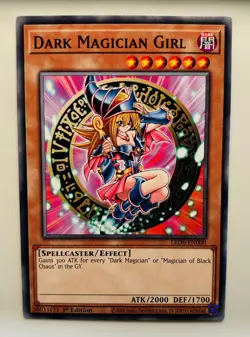 Yugioh - Dark Magician Girl - 1st Edition Card - Image 1