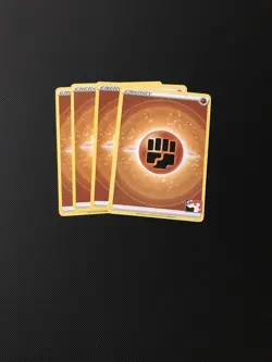 4x Fighting Energy Pokemon League Prize Pack Series 3 Card NM Pack Fresh - Image 1