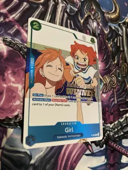 One Piece Card Game Girl Release Event Winner Promo Card P-096 NM English - Image 1