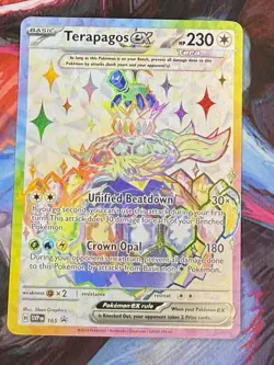 Terapagos ex SVP165 Scarlet & Violet Terra Ultra Rare Promo Pokemon Card * New - Image 1